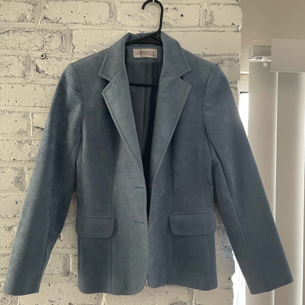 Blue Suede Vintage Blazer